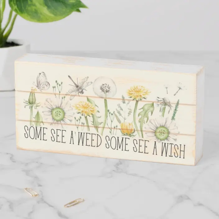 Some See A Weed Some See A Wish Wall Art